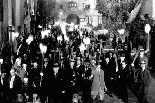 Image result for people with torches and pitchforks