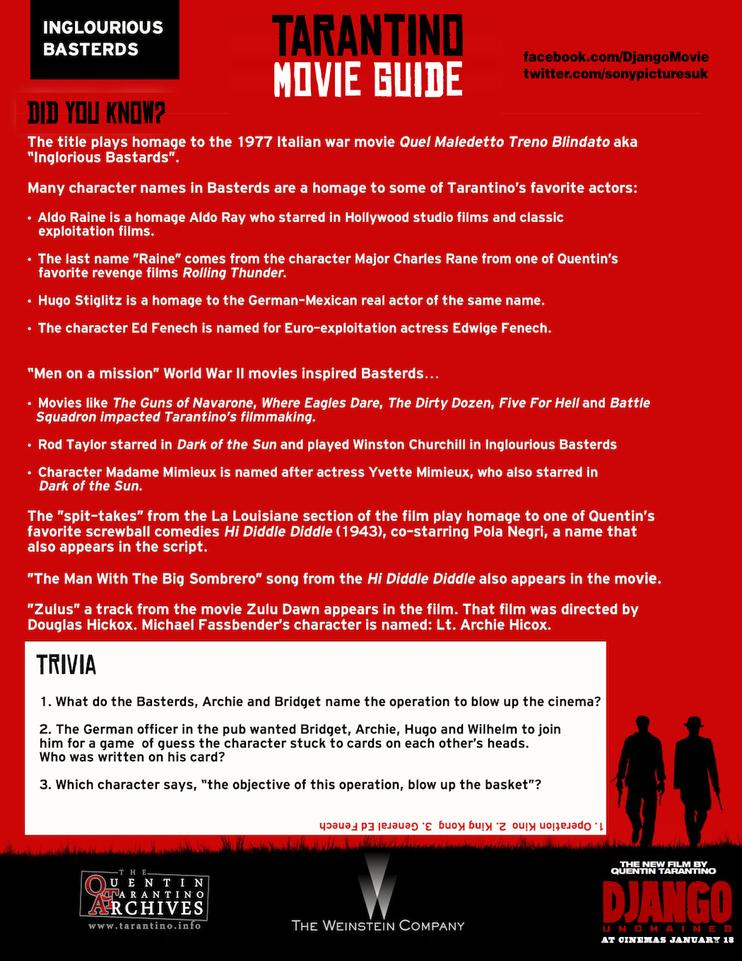 Tarantino Movie Guide - Inglourious Basterds