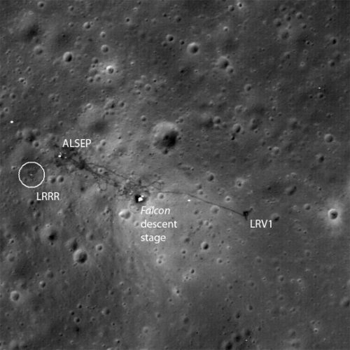 Apollo 15 on the moon