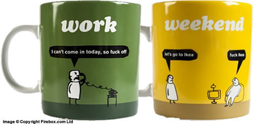 Work & Weekend Mugs