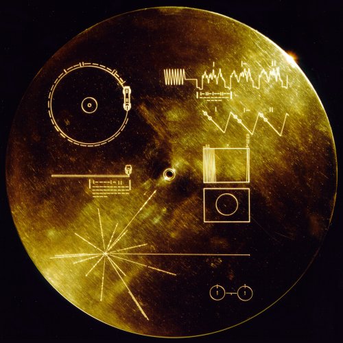The cover of Voyager's Colden Record