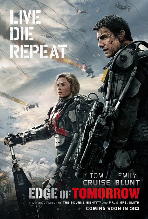 Edge of Tomorrow with Tom Cruise and Emily Blunt