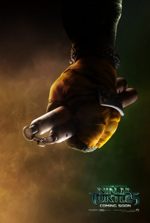 Teenage Mutant Ninja Turtles Teaser poster - Michelangelo