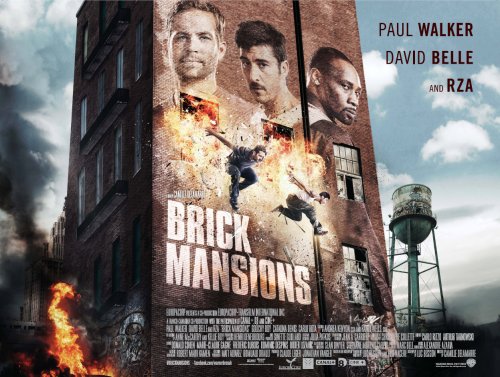 English remake of district 13 Brick Mansions Poster