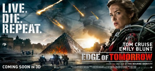 Edge of Tomorrow - Paris poster with Emily