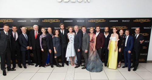 The cast of Mockingjay Part 1 at the World Premiere