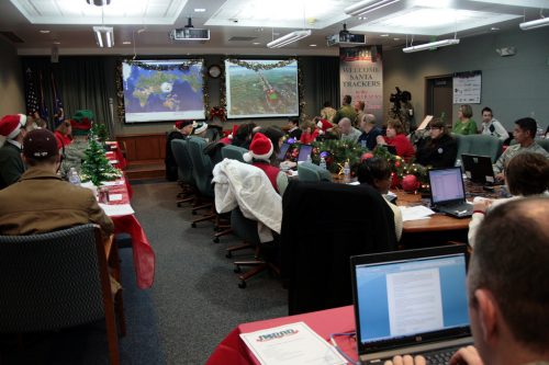 NORAD Santa tracking volunteers