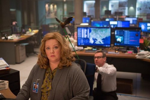 Melissa McCarthy with flying bugs?