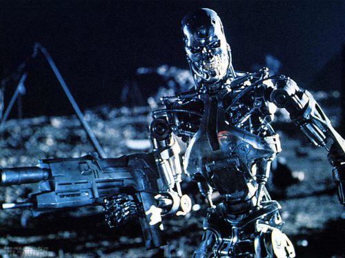 terminator robot killing machine - what if robots decided to try and take over the world