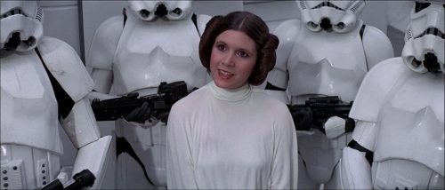 Terrorist leader Princess Leia