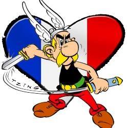 Asterix and the french flag - Facebook