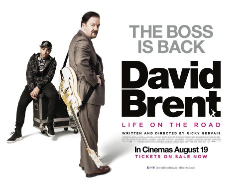 David Brent Back on the Road final quad poster