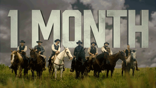 Magnificent Seven one month away
