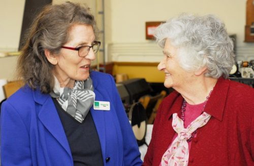 Margaret Sale with Colossus veteran Irene Dixon